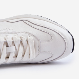 Miesten nahkalenkkarit Big Star NN174288 valkoinen 1