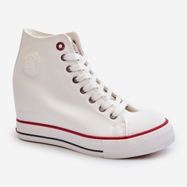 Cross Jeans Naisten Wedge Tennarit Cross Farkut NN2R4004 Valkoinen 2