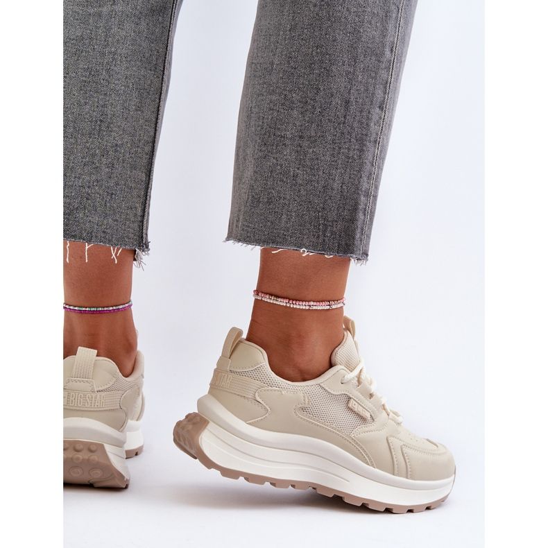 HI-POLY System Big Star naisten tennarit NN274A105 beige 1