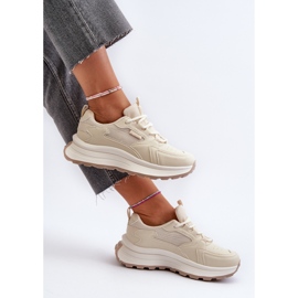 HI-POLY System Big Star naisten tennarit NN274A105 beige 2