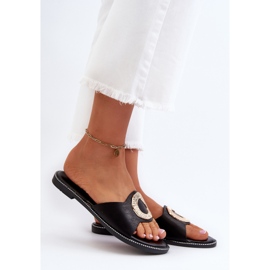 Naisten varvastossut koristeena, Black Cilima musta 2