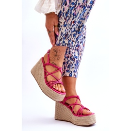 Joia Muodikkaat kiila-sandaalit, joissa on punos Fuchsia Nessia vaaleanpunainen 2