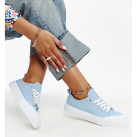 Eduardin siniset kangaslenkkarit sininen 1