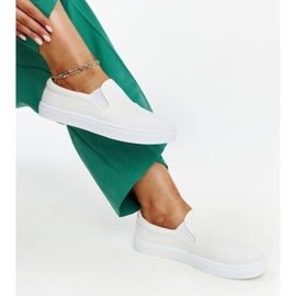 Surayan valkoiset kankaiset lenkkarit valkoinen 1