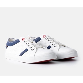 Miesten valkoiset Cross Jeans -lenkkarit valkoinen 1