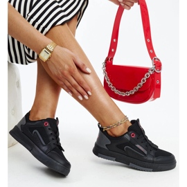 Mustat ja harmaat naisten Cross Jeans -lenkkarit 1