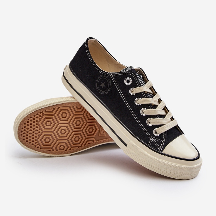 Miesten matalat tennarit Big Star NN174099 musta 1