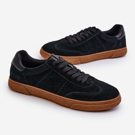 Miesten mokkanahkaiset tennarit Big Star NN174187 musta 1