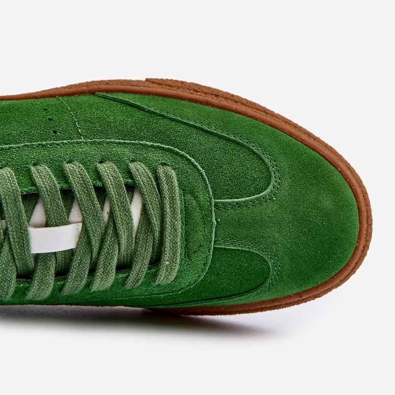 Miesten mokkanahkaiset tennarit Big Star NN174188 vihreä 1