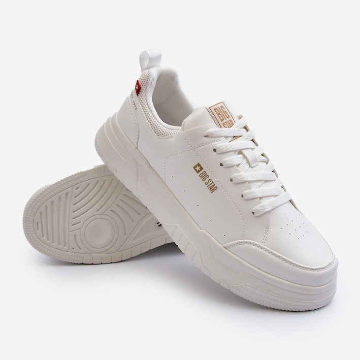 Miesten Memory Foam System Big Star -lenkkarit NN174149 Valkoinen 1