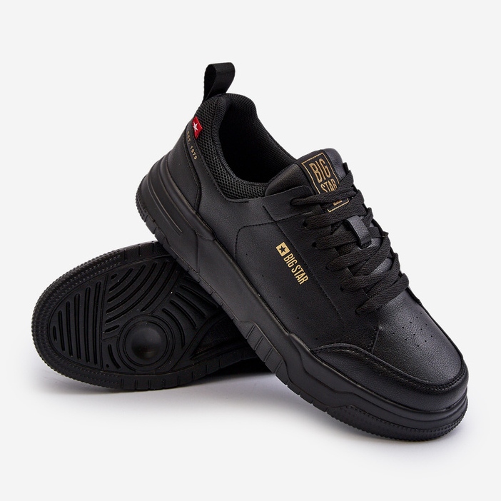 Miesten lenkkarit Memory Foam System Big Star NN174148 musta 2