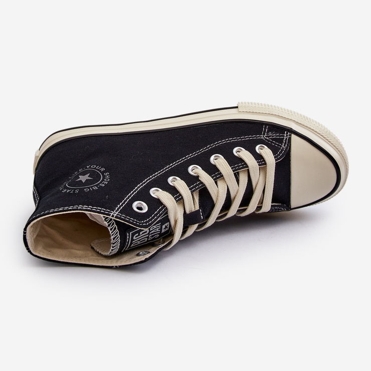 Miesten korkeat tennarit Big Star NN174109 musta 1