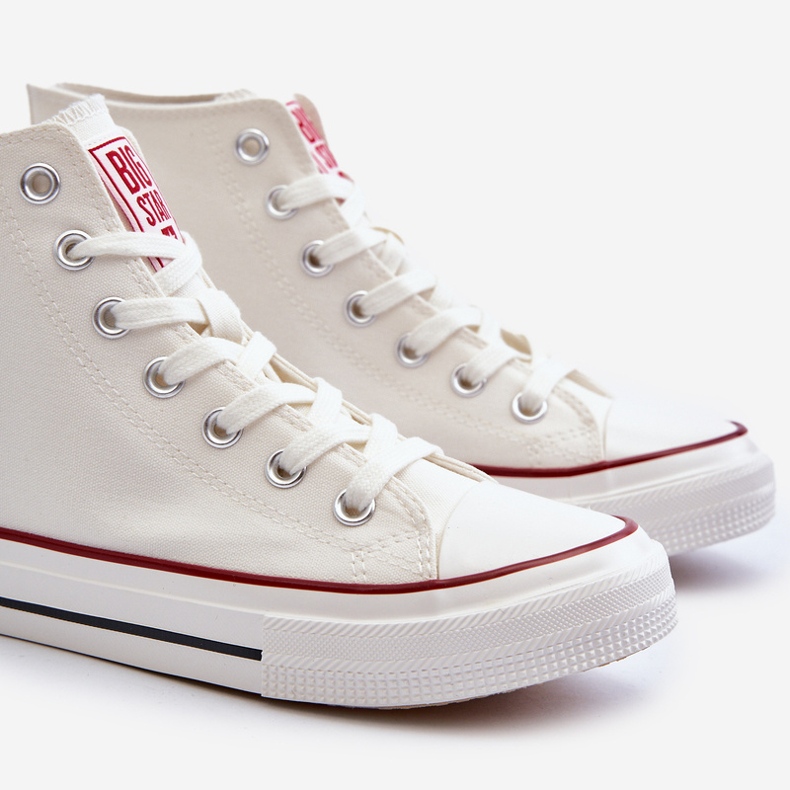 Miesten korkeat tennarit Big Star NN174104 valkoinen 1