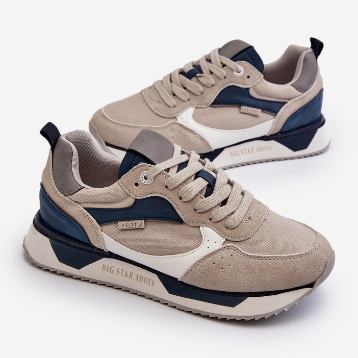 Miesten lenkkarit Memory Foam System Big Star NN174348 harmaa 1