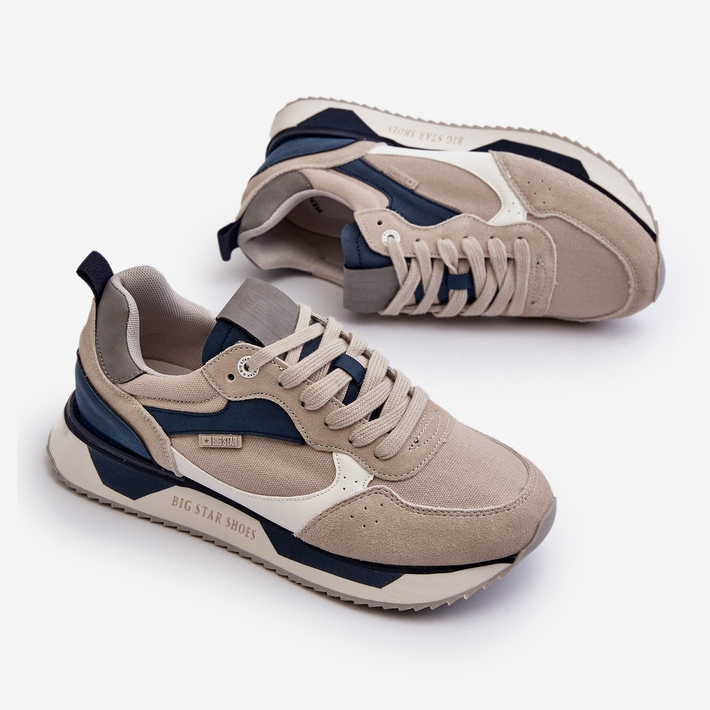 Miesten lenkkarit Memory Foam System Big Star NN174348 harmaa 2