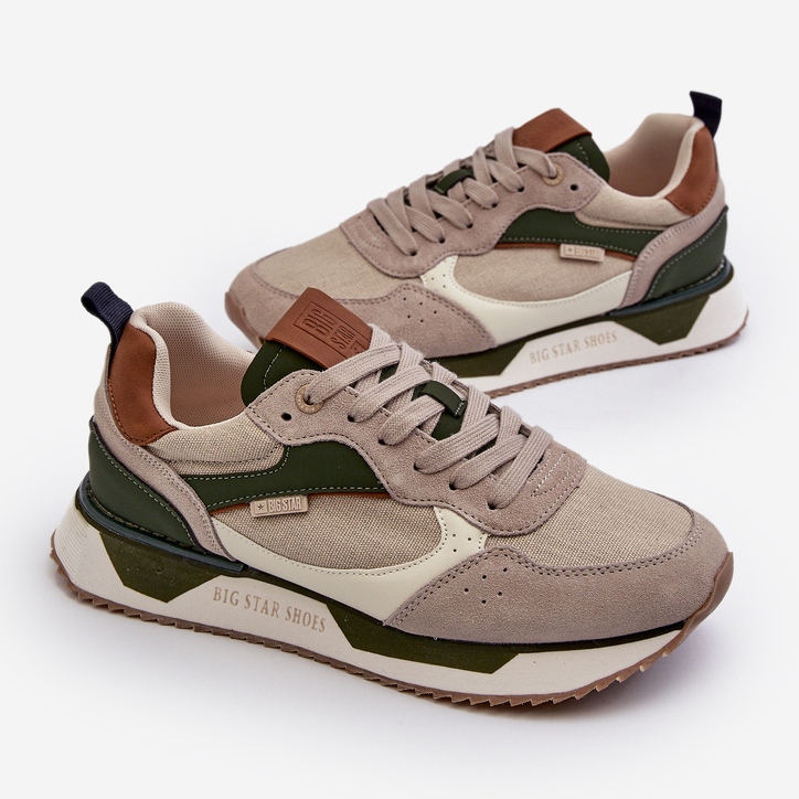 Miesten lenkkarit Memory Foam System Big Star NN174349 beige 1