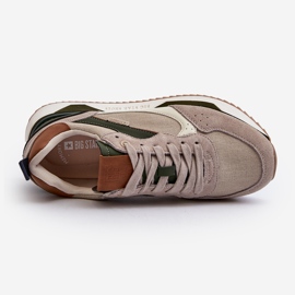 Miesten lenkkarit Memory Foam System Big Star NN174349 beige 2