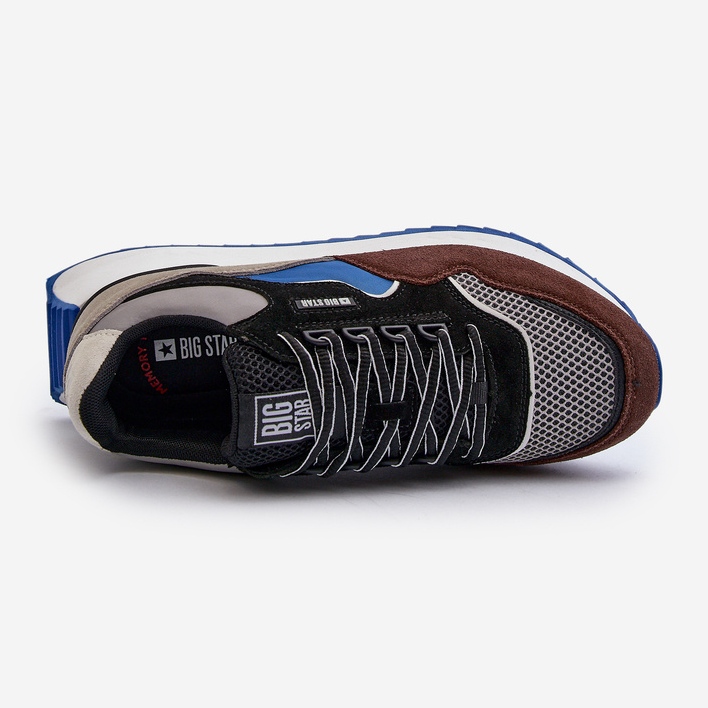Miesten tennarit Big Star NN174322 Memory Foam System ruskea-musta 1