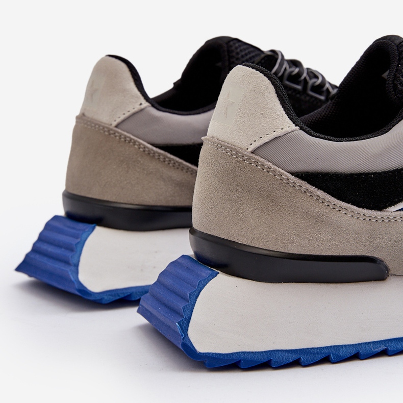 Miesten tennarit Big Star NN174322 Memory Foam System ruskea-musta 2