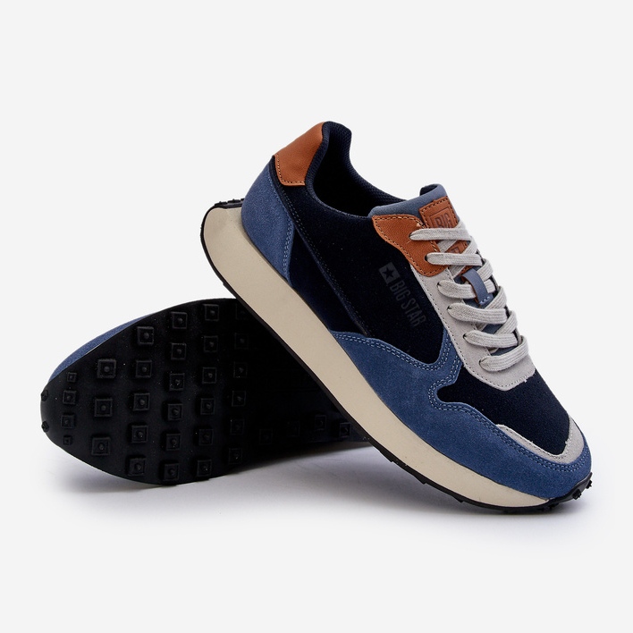 Miesten lenkkarit Memory Foam System Big Star NN174356 tummansininen 1