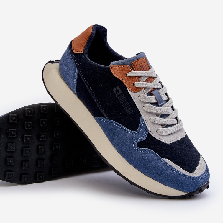 Miesten lenkkarit Memory Foam System Big Star NN174356 tummansininen 2