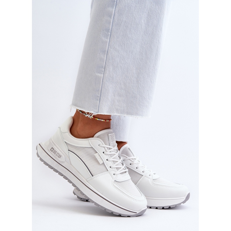 Big Star naisten tennarit NN274A089 Valkoinen 2