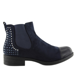 JAX3251 siniset Jodhpur-saappaat nastoilla tummansininen 1