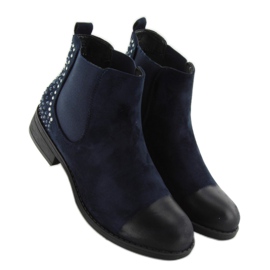 JAX3251 siniset Jodhpur-saappaat nastoilla tummansininen 2