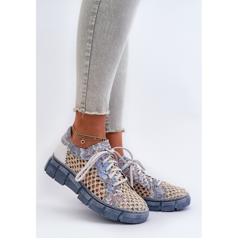 Naisten nahkakengät Maciejka 05850-06 Sininen 2