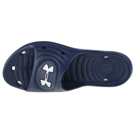 Miesten Under Armour Locker IV SL 3023758-401 laivastonsininen vaahto tohvelit 2