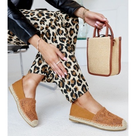 Ruskeat espadrillit Kalba-brodeerauksella 1