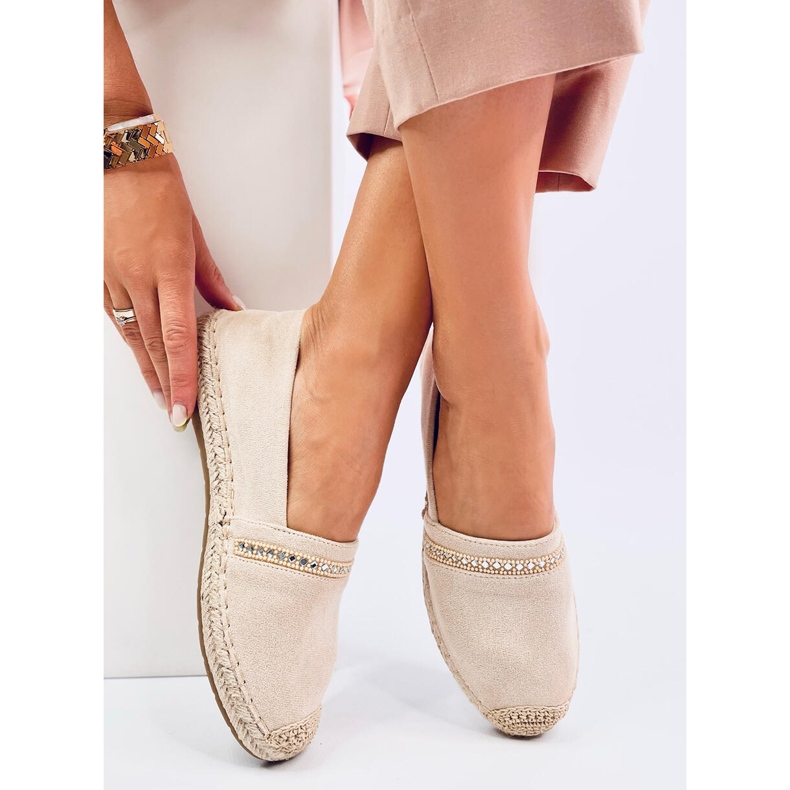 Etance Beige naisten espadrillit 1