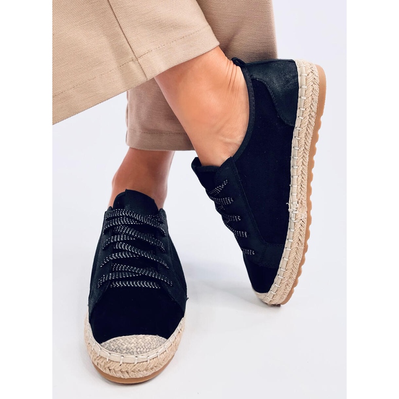 Felix Black espadrille-lenkkarit musta 1