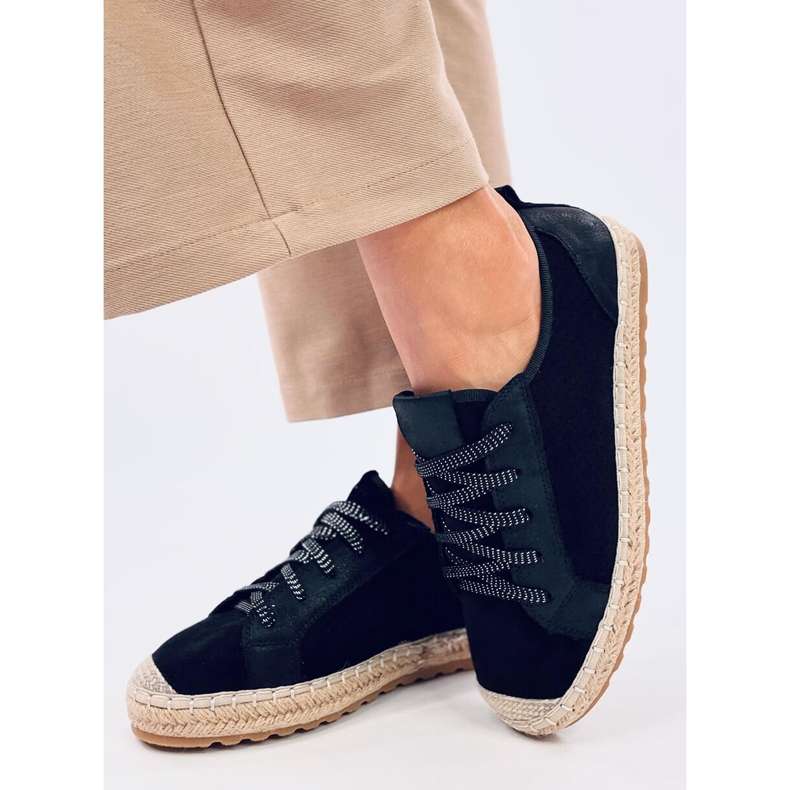 Felix Black espadrille-lenkkarit musta 2