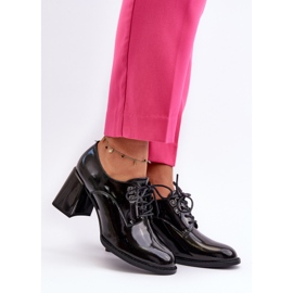 Vinceza Mustat Nelionen naisten lakatut korkokengät 2