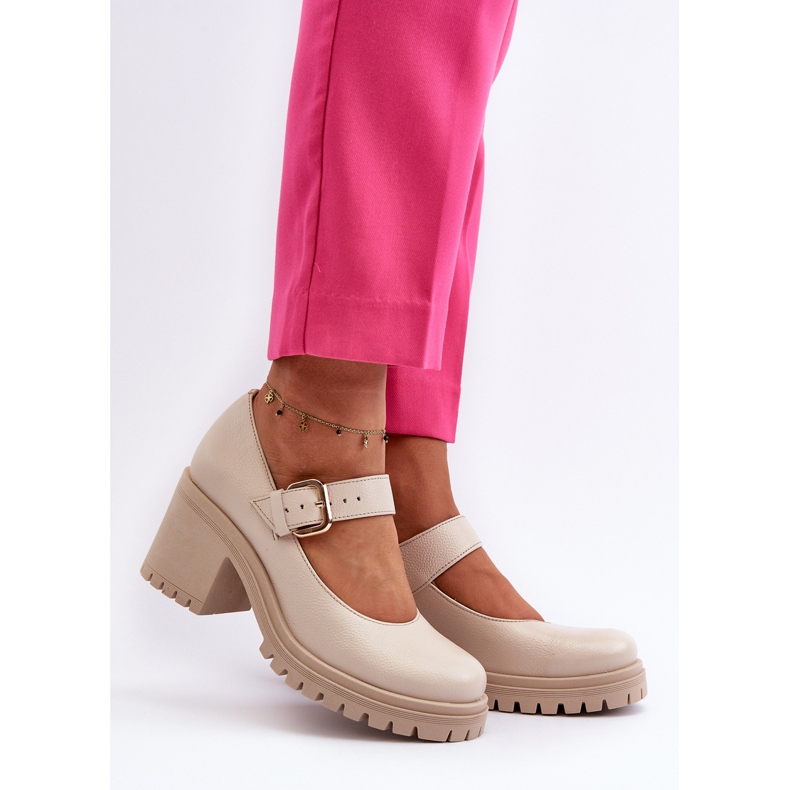 Zazoo 20166 beige nahkapumput 2