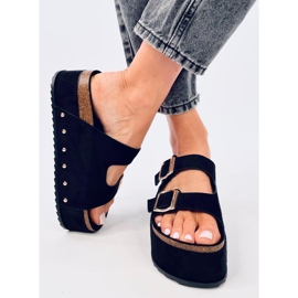 Galzai Black alustan korkkivarvastossut musta 1