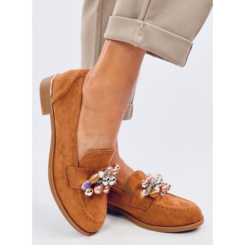 Anselme Camel loafers kivillä ruskea 2