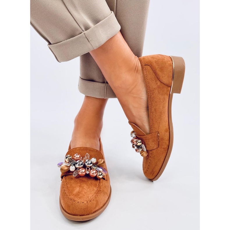 Anselme Camel loafers kivillä ruskea 1