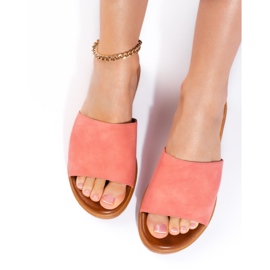 Naisten vihreät mokkanahkaiset tossut 1