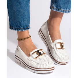 Goodin Lavalla harjakattoiset valkoiset loaferit valkoinen 2