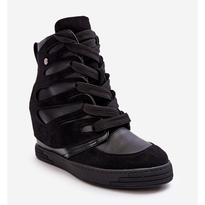 Nahkaiset nilkkurit, musta Amria 1