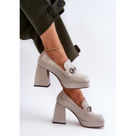 S.Barski Naisten patentoidut korkokengät Harmaa D&amp;A MR38-906 1