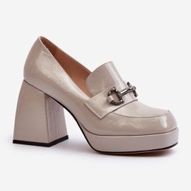 S.Barski Naisten patentoidut korkokengät Harmaa D&amp;A MR38-906 2