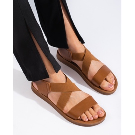 Naisten kamelisandaalit ruskea 1