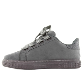 Satiiniset tennarit 16-535 Harmaa nauhat 1