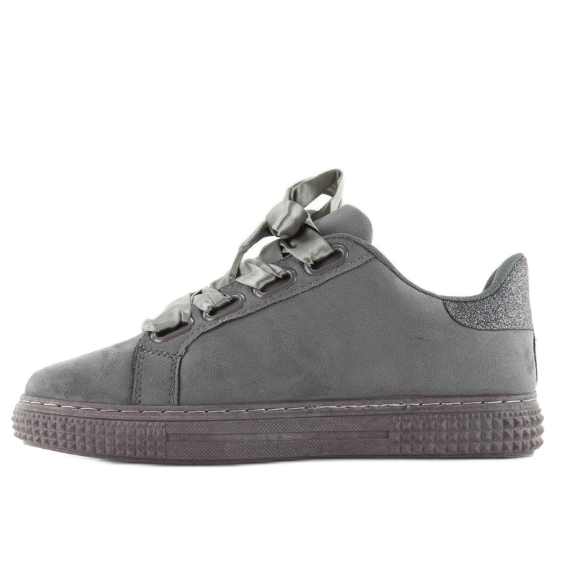 Satiiniset tennarit 16-535 Harmaa nauhat 1