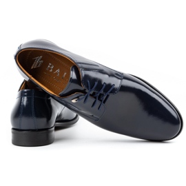 Balak Miesten muodolliset nahkakengät, kiiltonahka 480, laivastonsininen 3