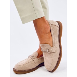 Vaux Khaki naisten mokasiinit beige 2