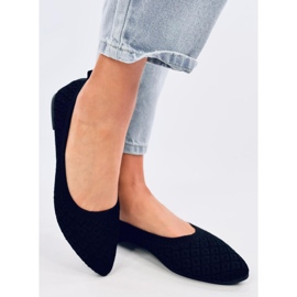 Balart Black mantelisukat ballerinat musta 1